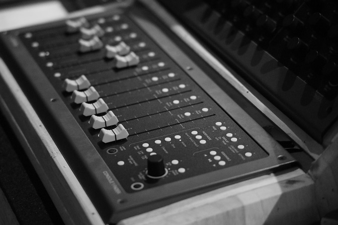 Mixing console and audio interface used in Toswave recording studio Madurai