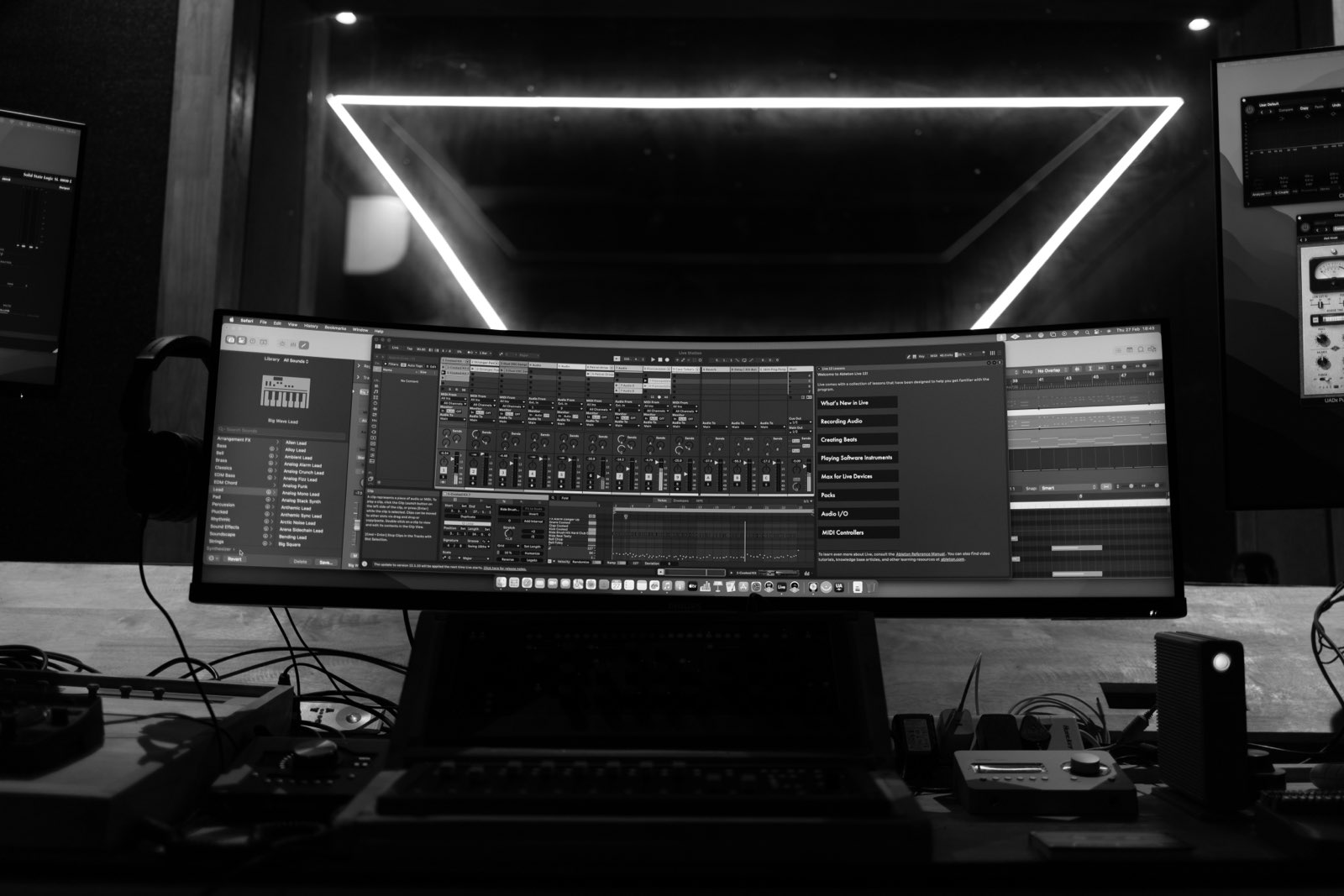 Welcoming sound studio environment at Toswave Sound Design Company Madurai